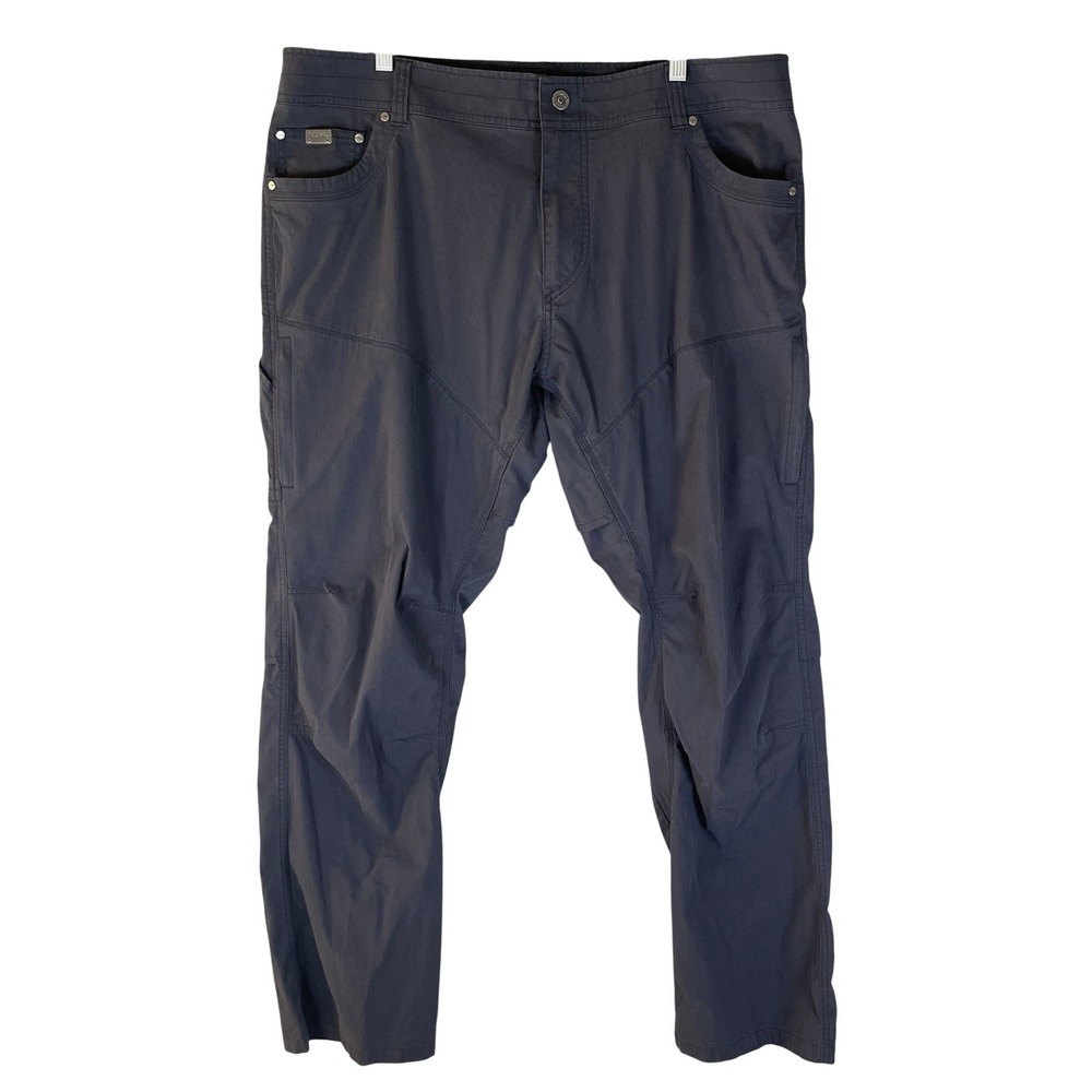 Kuhl‎ Konfidant Air Pants Mens 40x32 Grey Articulated Cotton Blend Hiking 5098